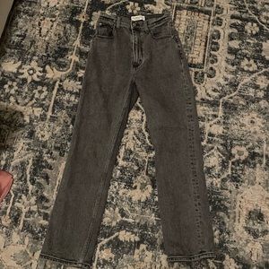 Abercrombie Ankle Straight Ultra High Rise Jeans